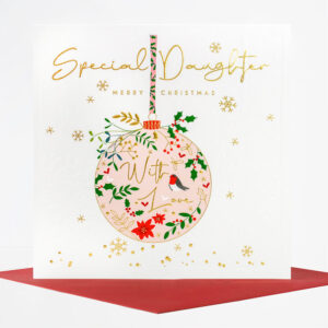Belly Button Designs Daughter Christmas Card - LXX62