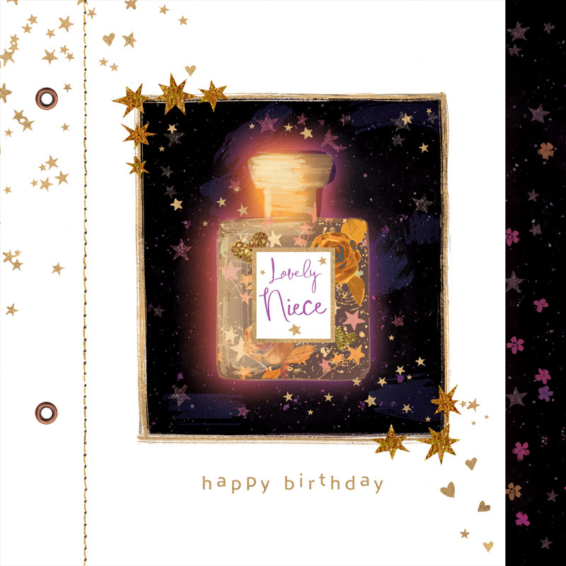 Hammond Gower Niece Birthday Card - ND095