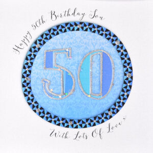 Wendy Jones-Blackett Son 50th Birthday Card - PDD196D