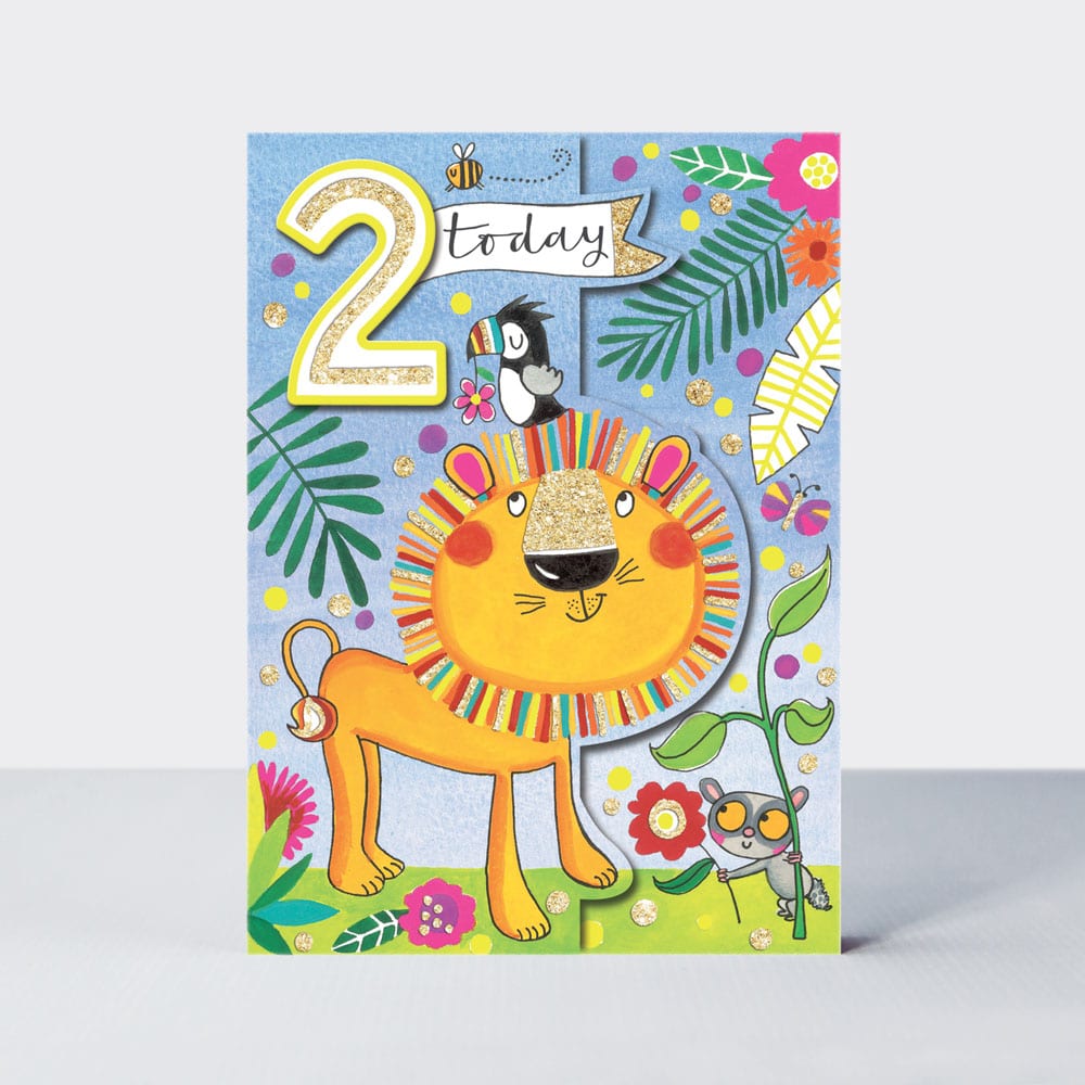 Rachel Ellen Designs Age 2 Card - WILD2