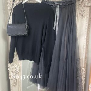 Anita Tulle Skirt - Grey