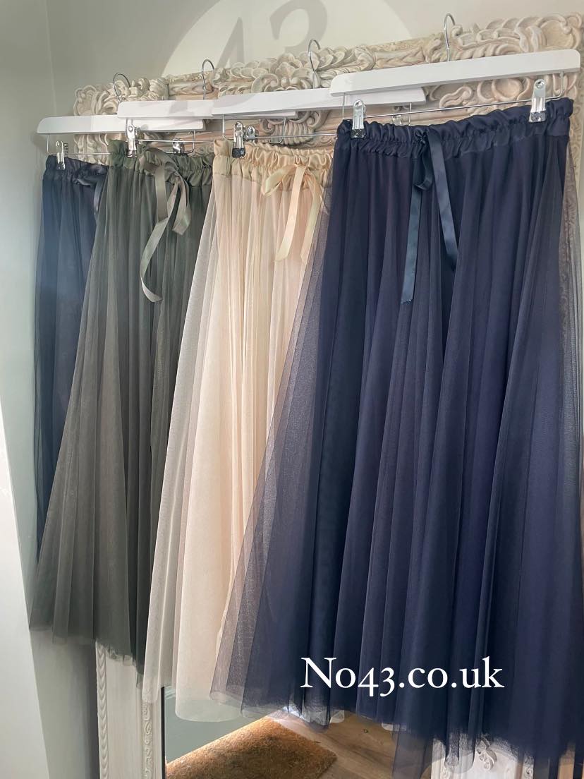 Anita Tulle Skirt - Black - Image 7