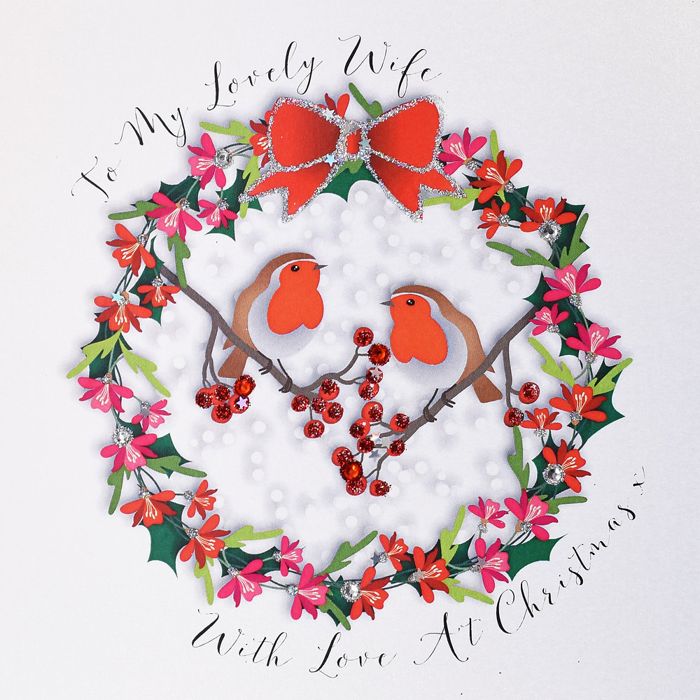 Wendy Jones-Blackett Wife Christmas Card - PDBX280