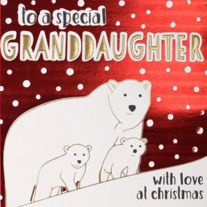 Wendy Jones-Blackett Granddaughter Christmas Card - QX628