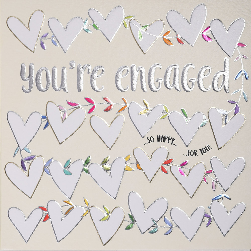 Wendy Jones-Blackett Engagement Card - Q1379