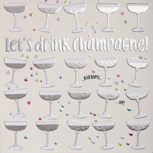Wendy Jones-Blackett Champagne Card - Q1400