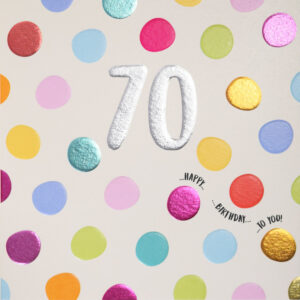 Wendy Jones-Blackett 70th Birthday Card - Q1415