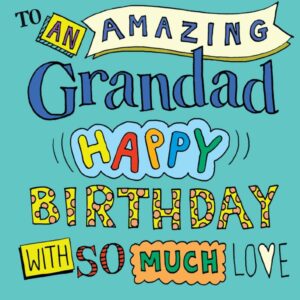 Lucilla Lavender Grandad Birthday Card - IDB306