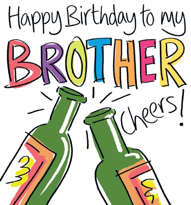 Lucilla Lavender Brother Birthday Card - ISH324