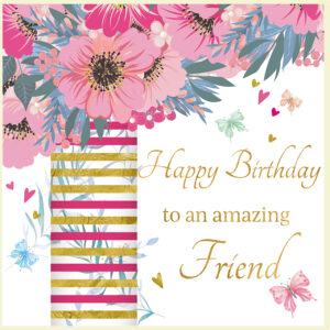 Rush Design Friend Birthday Card - PP23