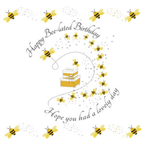 Rush Design Belated Birthday Card - ES299