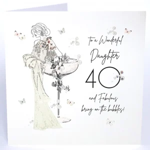 Five Dollar Shake 40th Daughter Birthday Card - SGL28