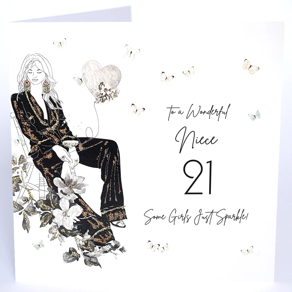 Five Dollar Shake Niece 21st Birthday Card - SGL88