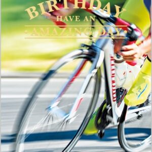 Abacus Cycling Birthday Card - 12845