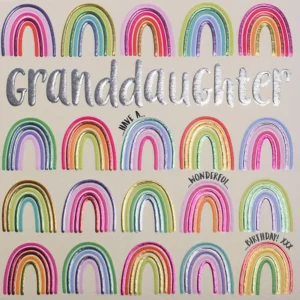 Wendy Jones-Blackett Granddaughter Birthday Card - Q1448