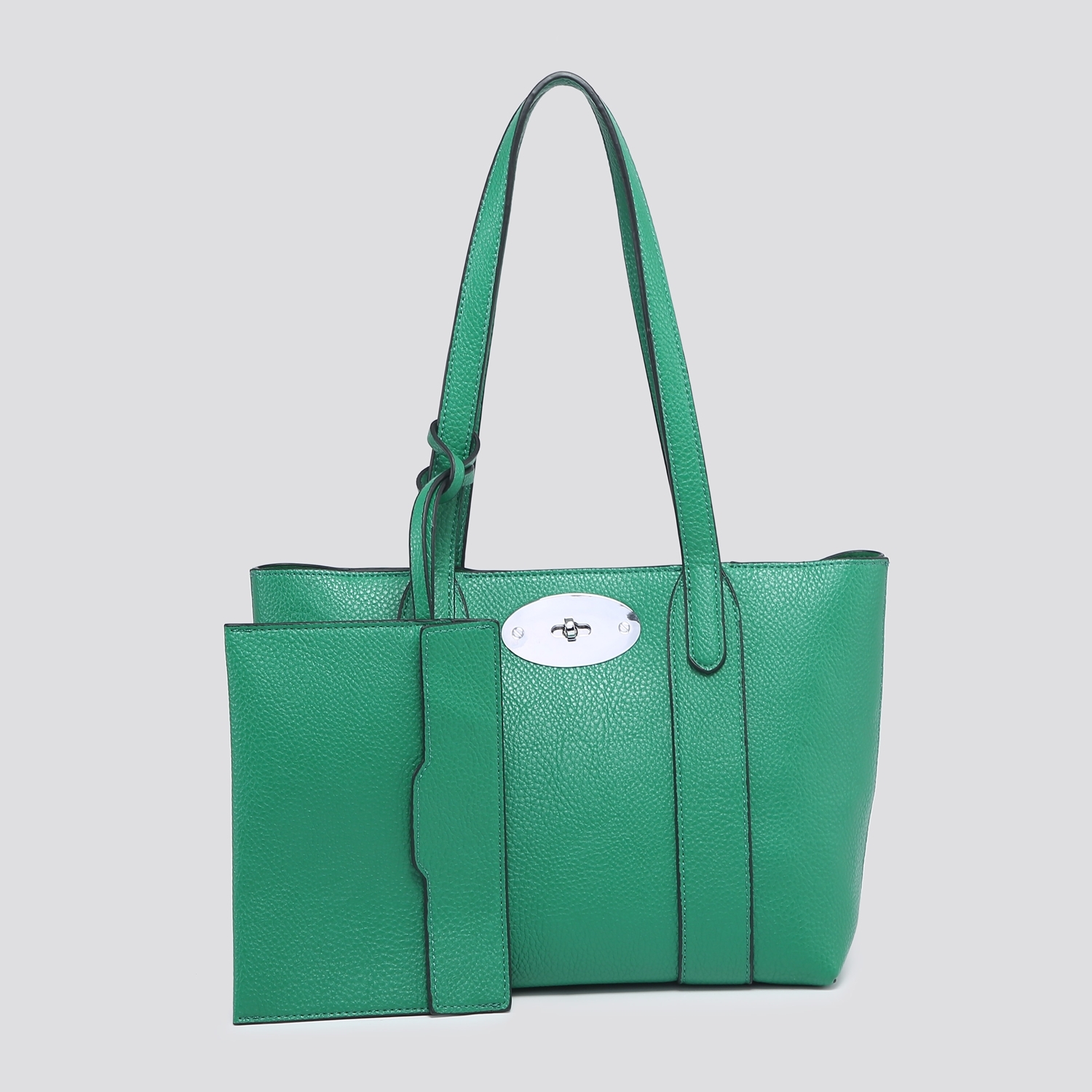 Bayswater (Designer Inspired) Small Tote Bag 3210- White - Image 11