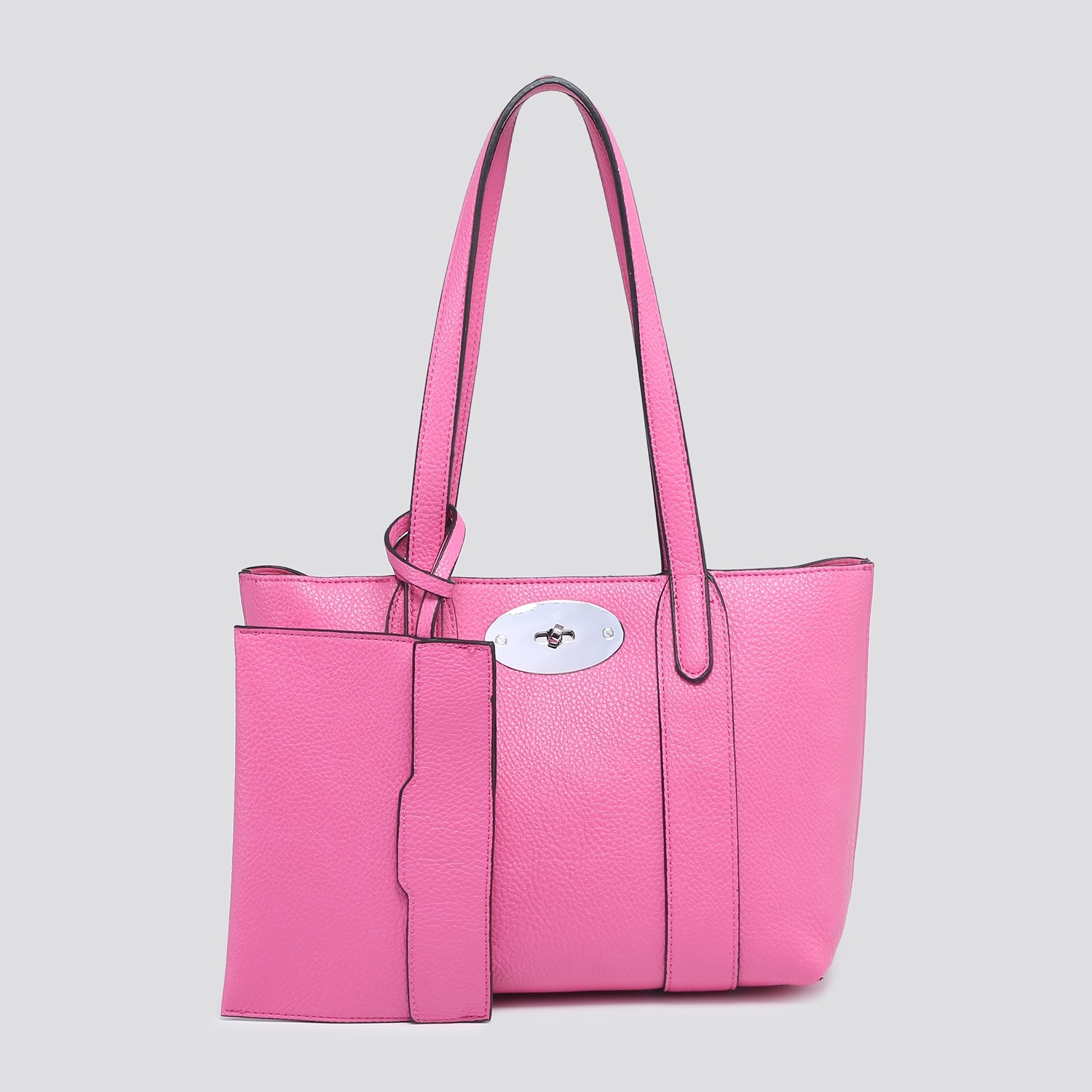 Bayswater (Designer Inspired) Small Tote Bag 3210- White - Image 12
