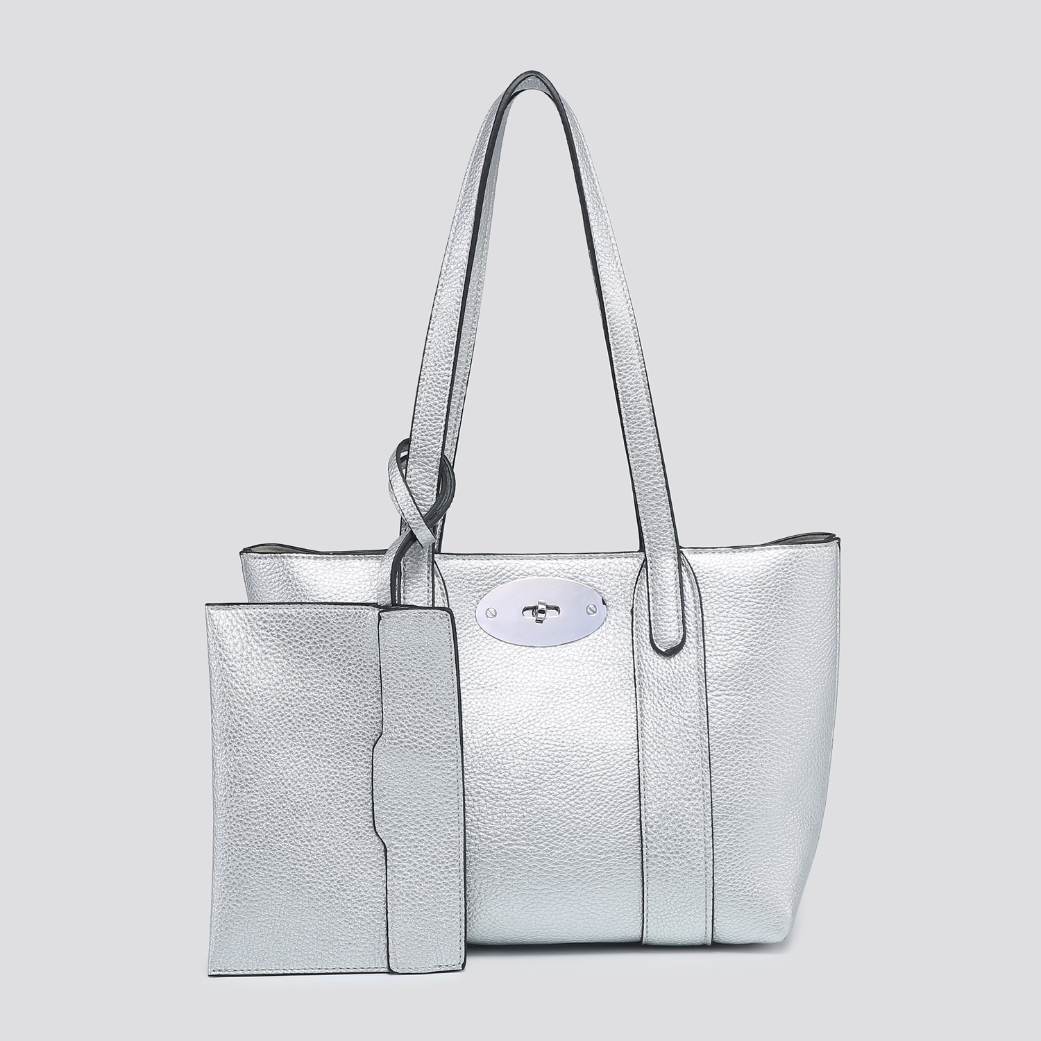Bayswater (Designer Inspired) Small Tote Bag 3210- White - Image 16