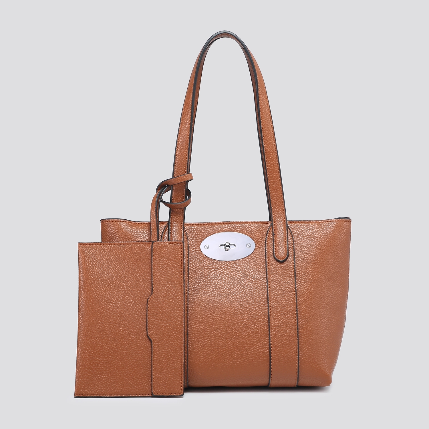 Bayswater (Designer Inspired) Small Tote Bag 3210- White - Image 15
