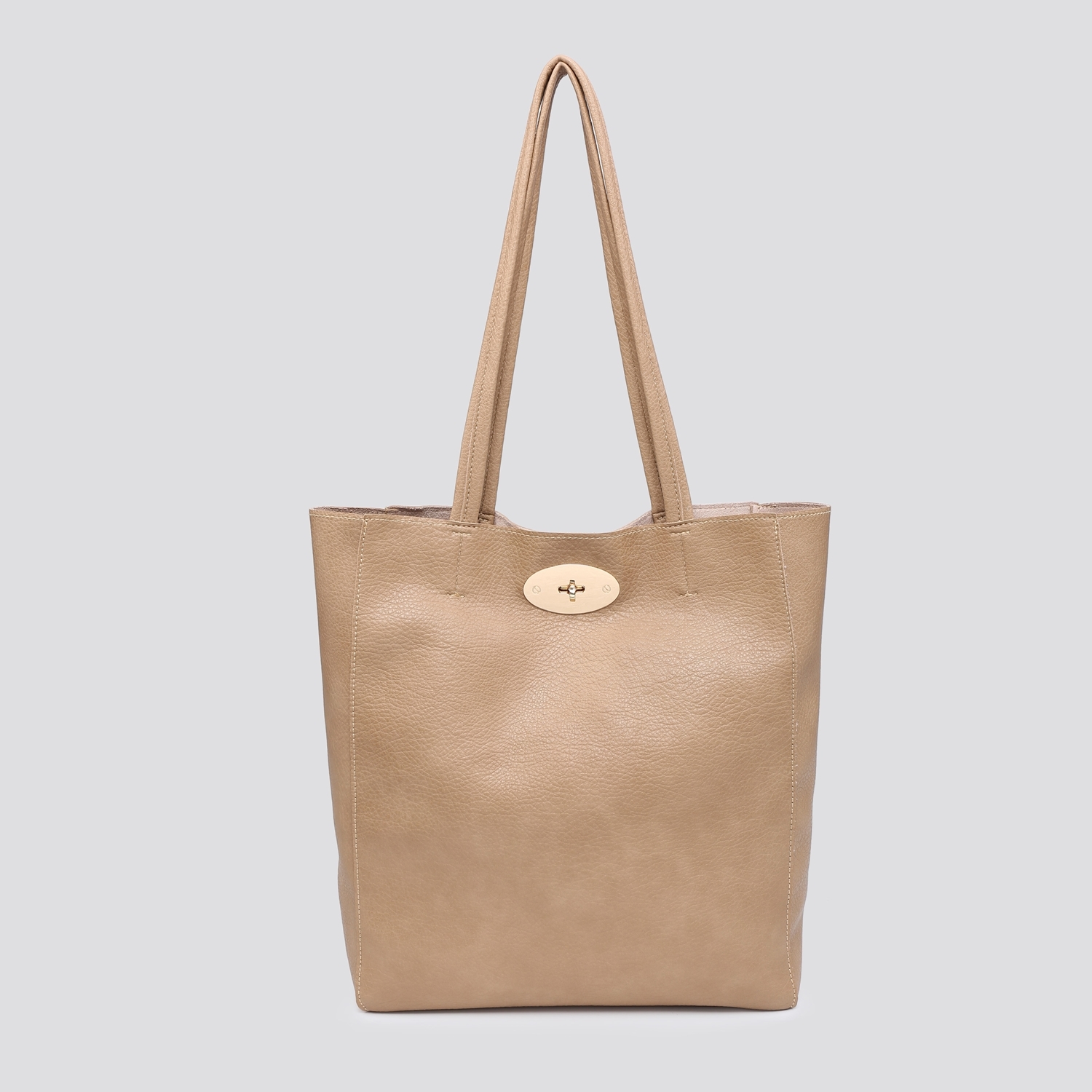 Bayswater (Designer Inspired) Large Tote Bag 3293 - Yellow - Image 8