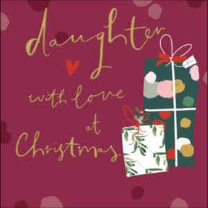 Woodmansterne Stephanie Dyment Daughter Christmas Card - 515231