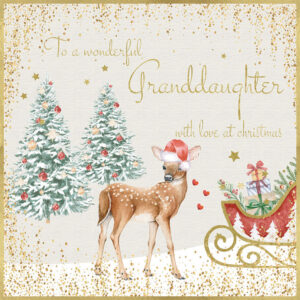 Rush Design Granddaughter Christmas Card - OM09
