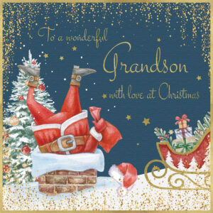 Rush Design Grandson Christmas Card - OM10