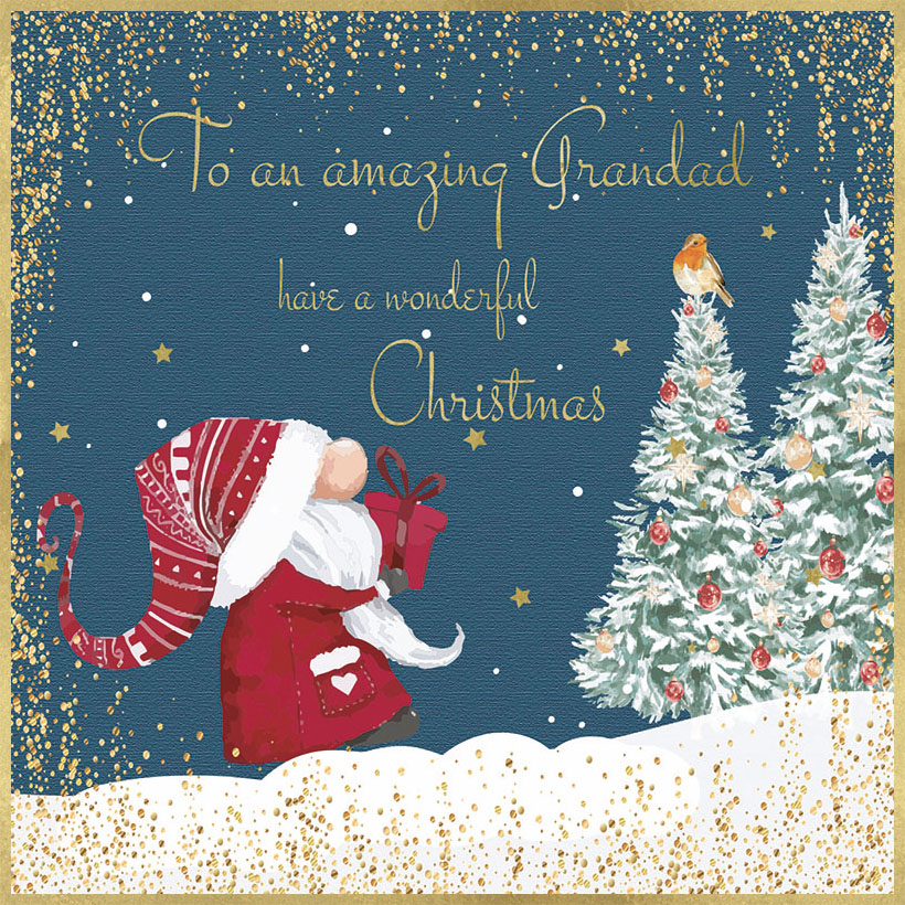 Rush Design Grandad Christmas Card - OM14