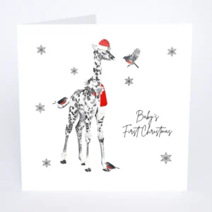 Five Dollar Shake Baby's First Christmas Card - WHN43