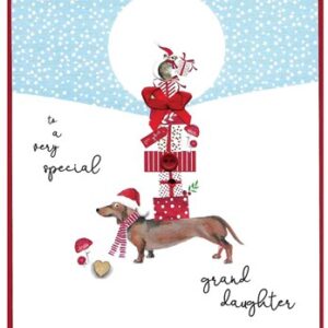 Cinnamon Aitch Granddaughter Christmas Card - CSX30