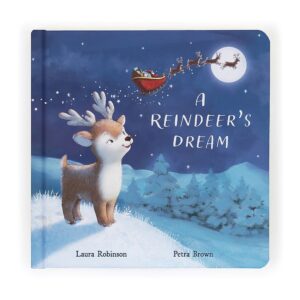 Jellycat Mitzi Reindeer's  Dream Book - BK4RD