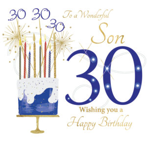 Rush Design Son 30th Birthday Card - NW06
