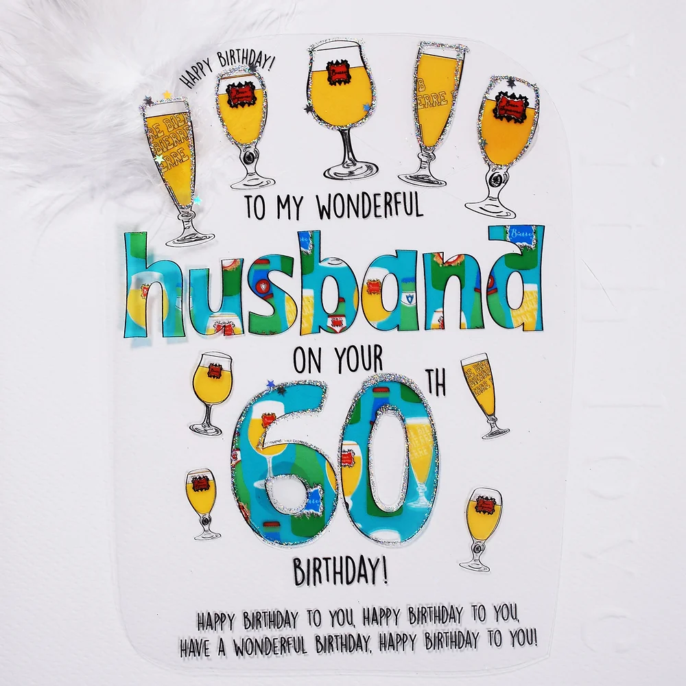 Wendy Jones-Blackett Husband 60th Birthday Card - CN1835