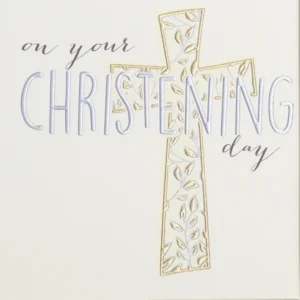 Wendy Jones-Blackett Christening Card - Q1305