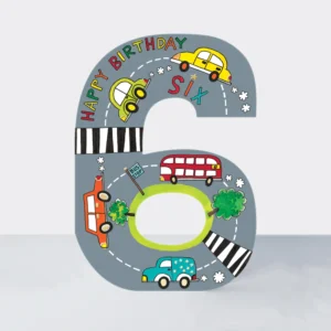 Rachel Ellen 6th Birthday Card - COOKIE12