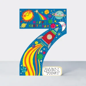 Rachel Ellen 7th Birthday Card - COOKIE14
