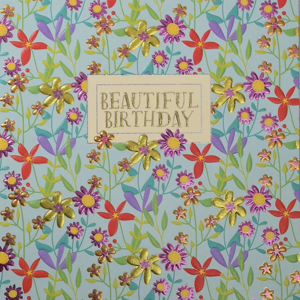 Wendy Jones-Blackett Beautiful Birthday Card F521