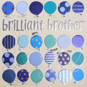 Wendy Jones-Blackett Brother Birthday Card - Q1445