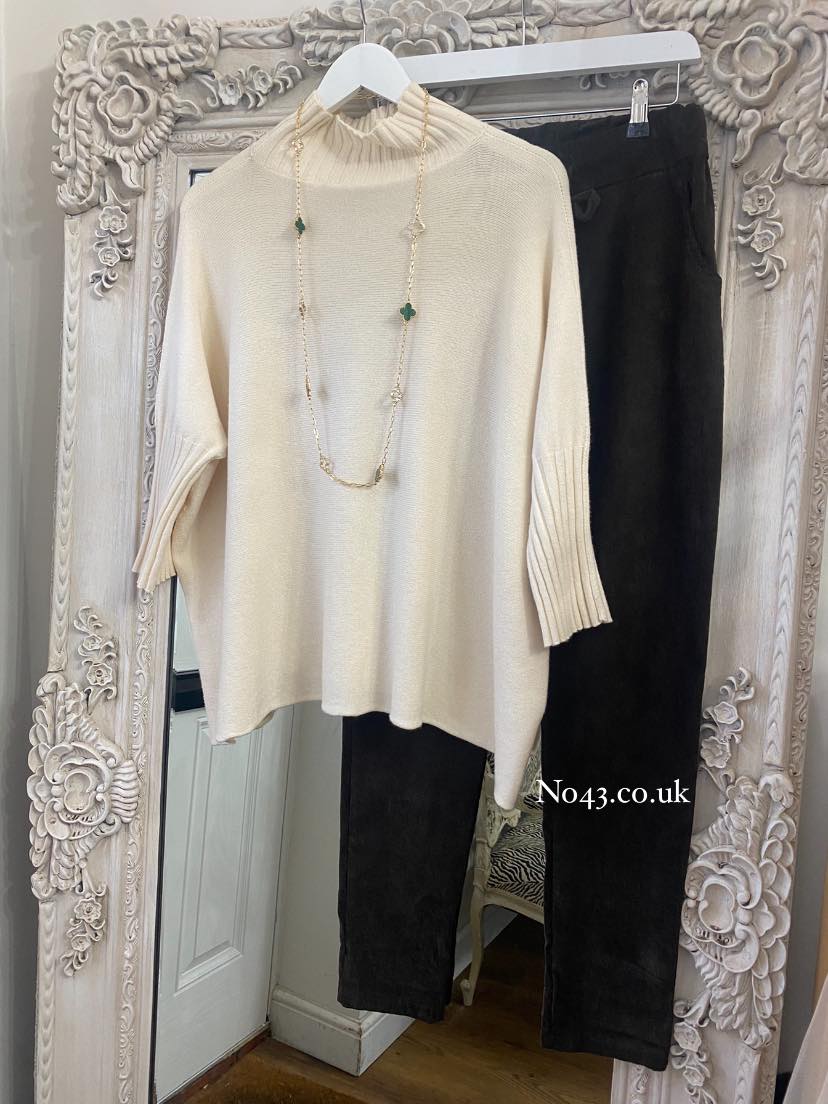 Ella Jumper - Khaki - Image 4