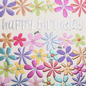 Wendy Jones-Blackett Flowers Birthday Card - Q1465