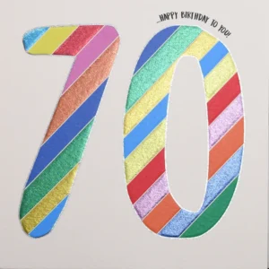 Wendy Jones-Blackett 70th Birthday Card - Q1479