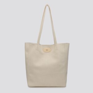 Bayswater (Designer Inspired) Large Tote Bag 3293 - Cream