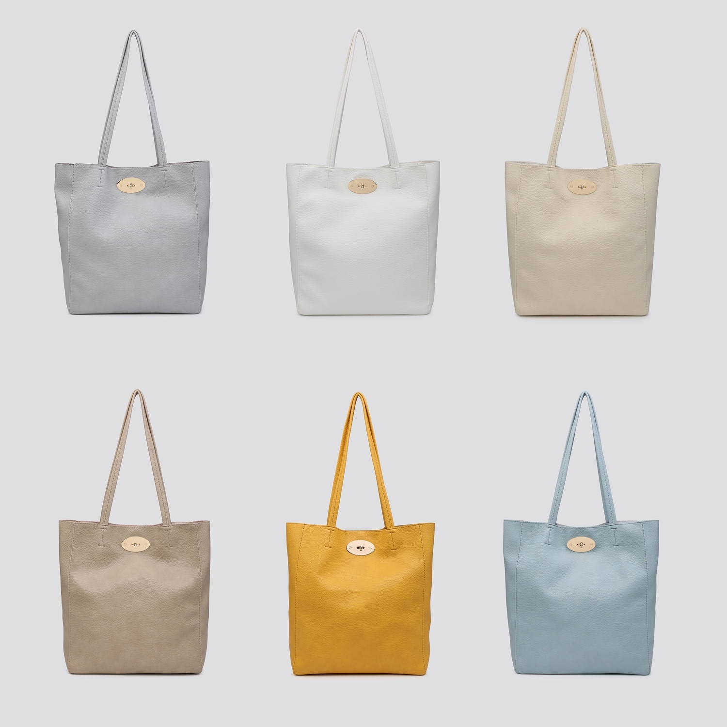 Bayswater (Designer Inspired) Large Tote Bag 3293 - Yellow - Image 13