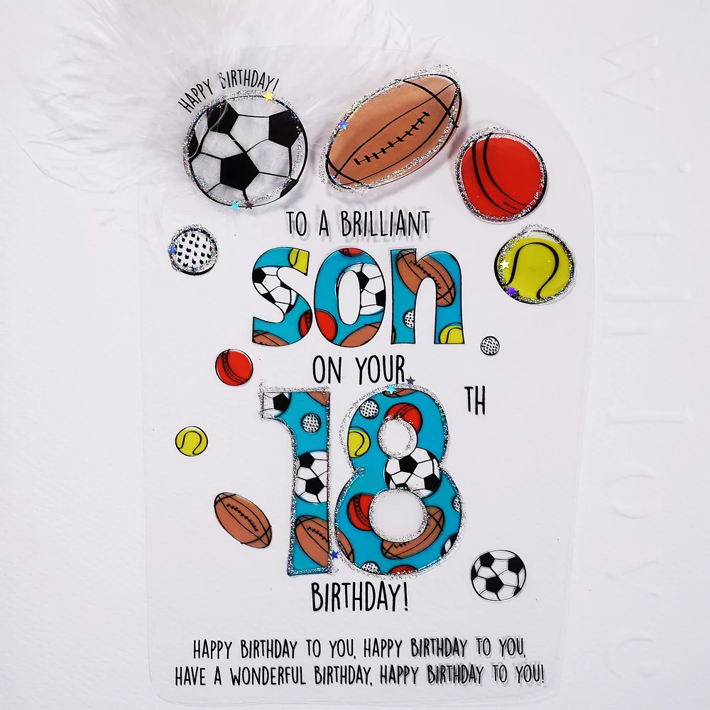 Wendy Jones-Blackett Son 18th Birthday Card - CN1819