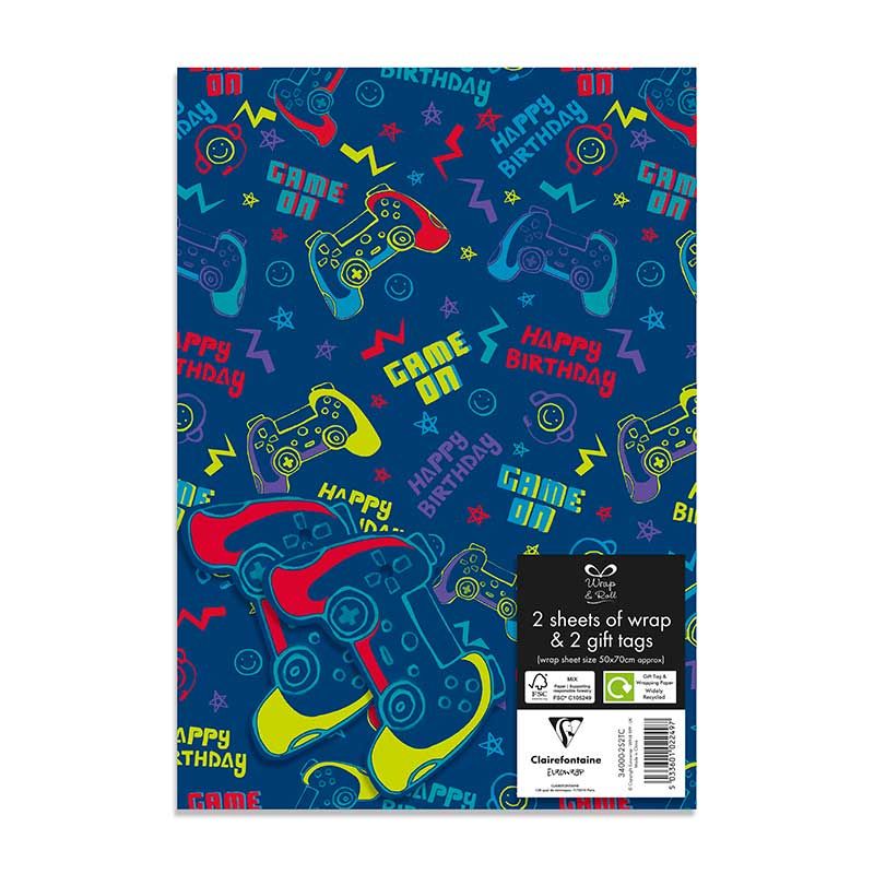 Gamer Gift Wrap Pack - 031202