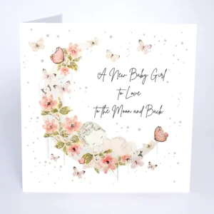 Five Dollar Shake Baby Girl Card - MIML33