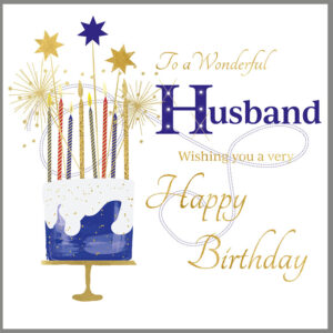 Rush Design Husband Birthday Card - NS37