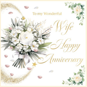 Rush Design Wife Anniversary Card - RML02