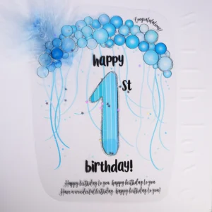 Wendy Jones-Blackett 1st Birthday Card - CN1857