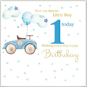 Rush Design 1st Birthday  Card - B234
